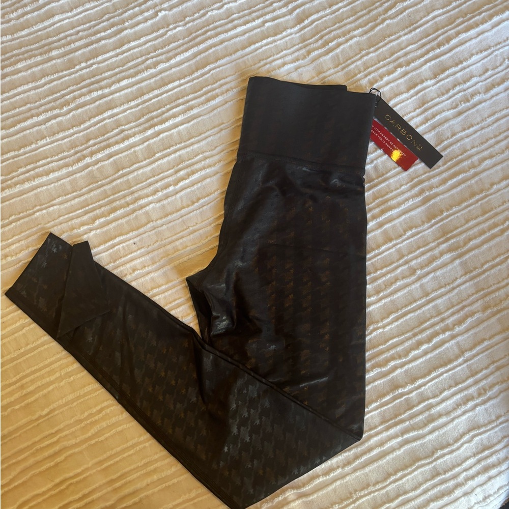 Black Houndstooth Leggings